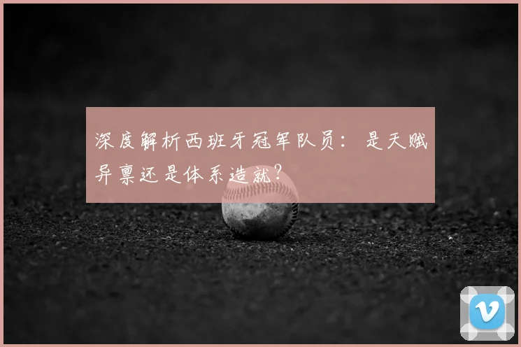 深度解析西班牙冠军队员:是天赋异禀还是体系造就?